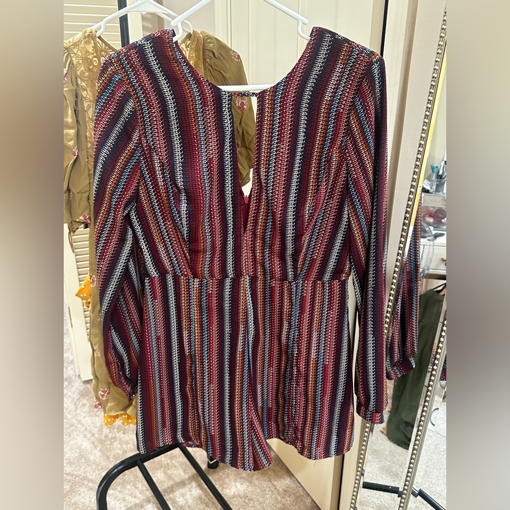 Womens LS Romper - Lush